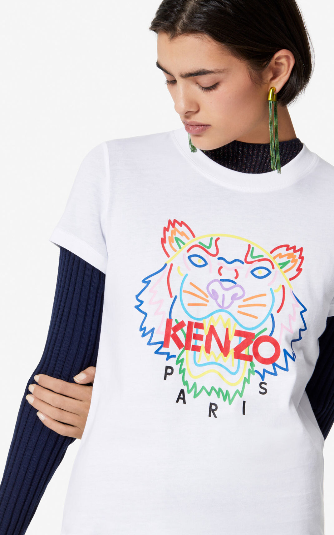 Kenzo Tiger Póló Női Fehér | ID.756000